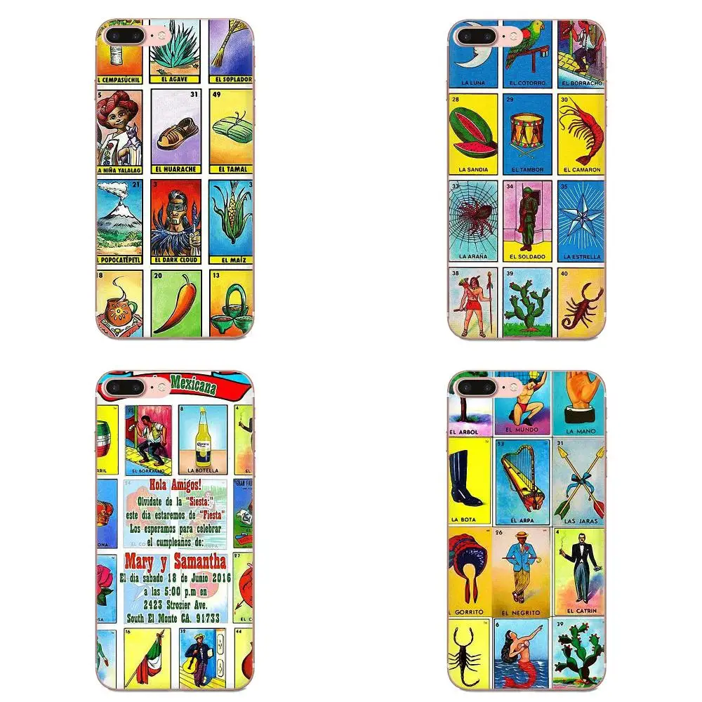 Мексиканский бинго Loteria для Huawei Honor 4C 5A 5C 5X6 6A 6X7 7A 7C 7X8 8C 8S 9 10 10i 20 20i Lite рro мягкая