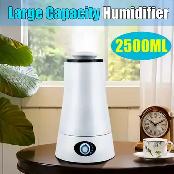 

2.5L Air Humidifier Household Ultrasonic Essential Oil Diffuser 110-220V LED Light Humidifier Aromatherapy Humificador Office