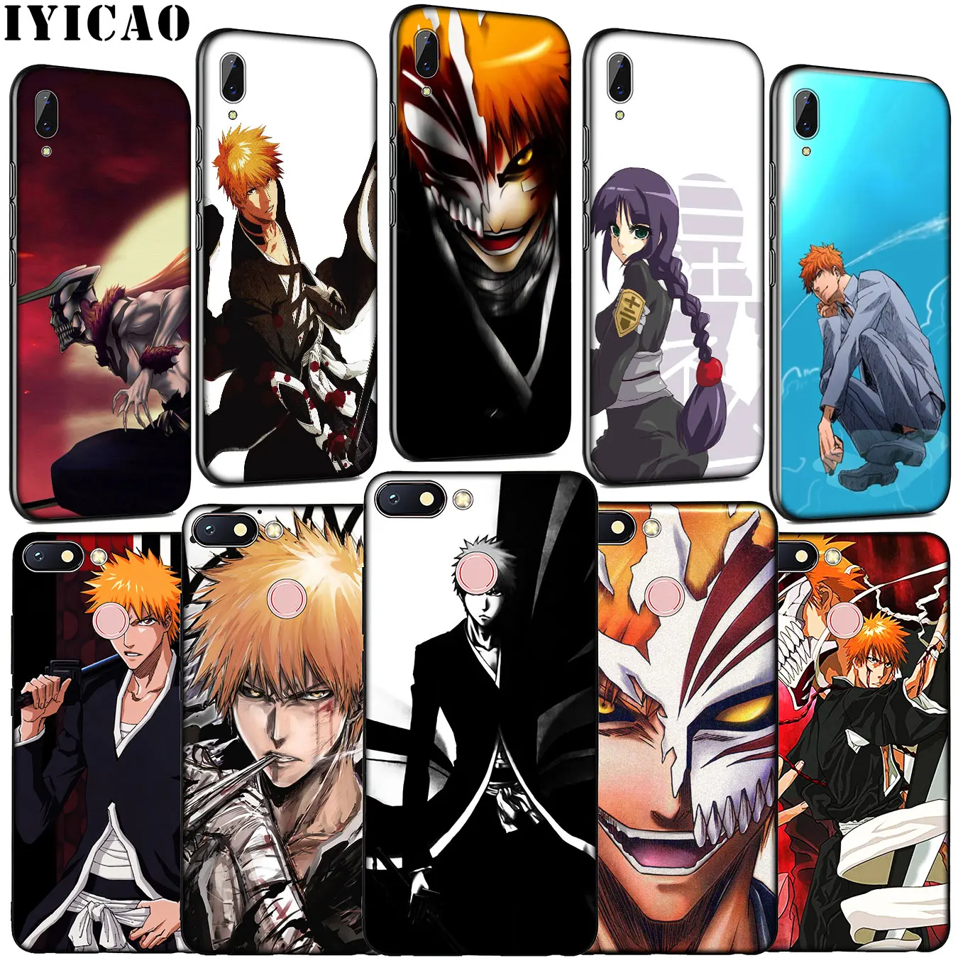 BLEACH Kurosaki Ichigo Мягкий силиконовый чехол для телефона Xiaomi Redmi Note 8 8T 8A 7 7A 6 6A 5 5A K30 K20 Pro GO