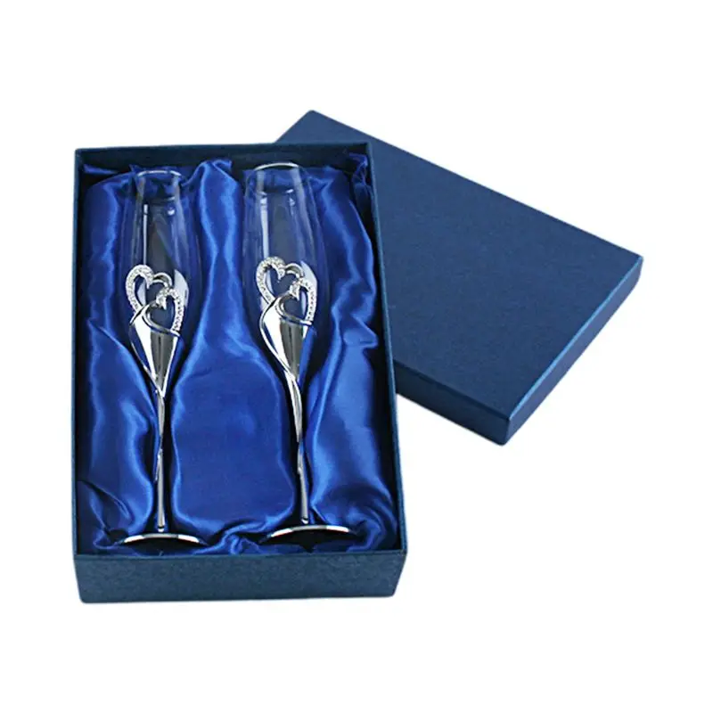 

Champagne Toasting Flutes Wedding Accessories, Gold Hearts, Set of 2 72XF