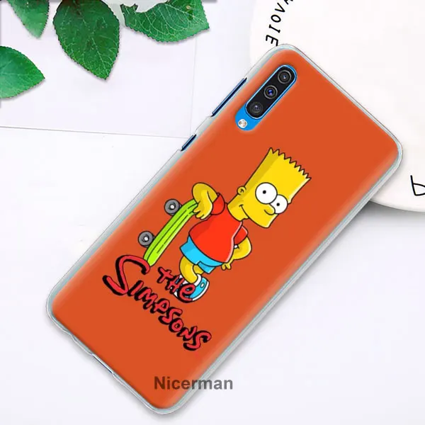 Гомер J. Симпсон телефонные чехлы для samsung Galaxy A10 A20e A30 A40 A50 A60 A70 A80 A6 A8+ A7 A9 жесткий чехол из поликарбоната - Цвет: 06