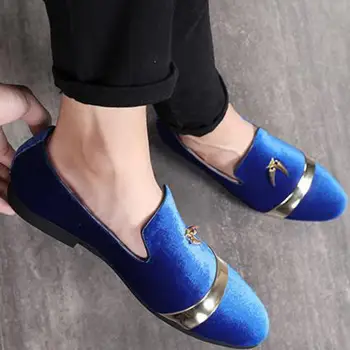 

37~48 Plus Size Suede Fringed Loafers Men Metallic Tassels Loafer Red Bottom Dress Shoes Mens Pointed Toe Formal Weddings Shoes