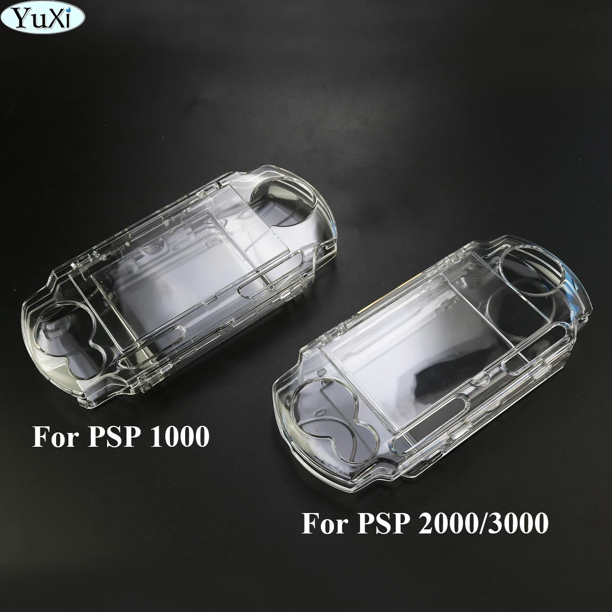Yuxi Custodia Rigida Trasparente Trasparente Custodia Protettiva Per Sony Portatile Per Psp 1000/2000/3000 Console Crystal Body Protector