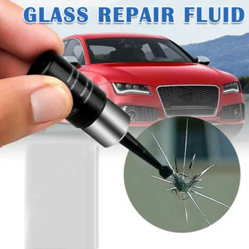 

Damage Fix Tool Strips Curing Glue Glass Scratch Crack Restore Protective Windscreen Quick DIY Car Windshield Repair Kit Resin