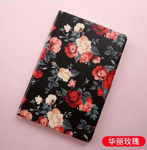 Розово-красный T700 T705 чехол для планшета для samsung Galaxy Tab S 8,4 ''SM-T700 SM-T705 чехол с рисунком из мультфильма чехол-подставка для планшета+ ручка - Цвет: Розово-красный