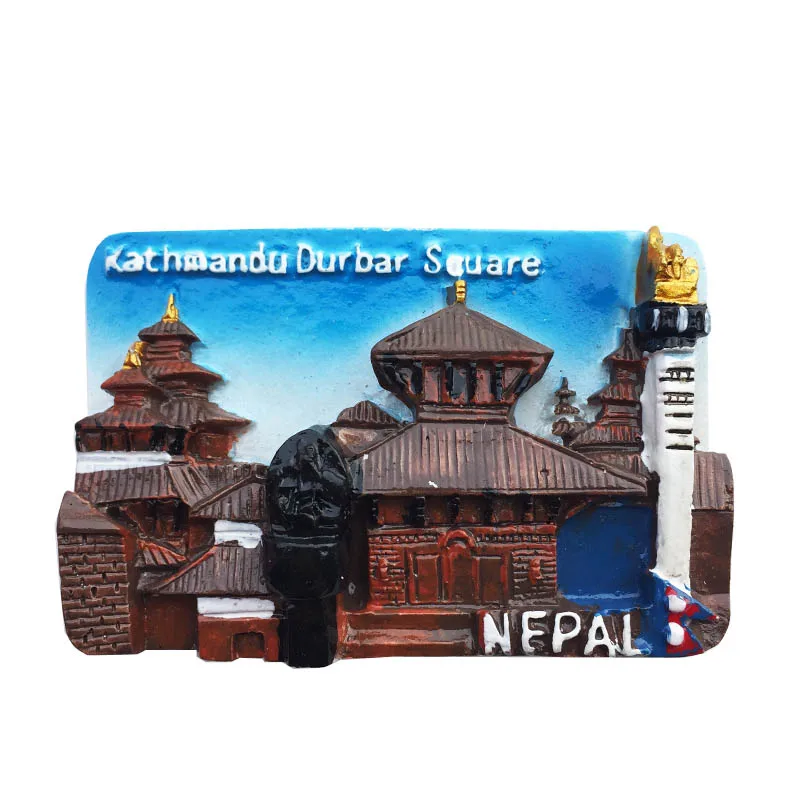 Nepal  Landscape Fridge Magnets Souvenir Nepal Scenic Spots Decorative 3d Resin Crafts Home Decor Gift Ideas Asia Tourist