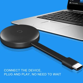 

Phone Screen to HDMI Adapter Dual-band 2.4G Wireless Portable for Office Home H-best