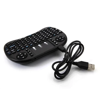 

i8 Mini 2.4GHz Wireless Keyboard with Touchpad Black New Arrival