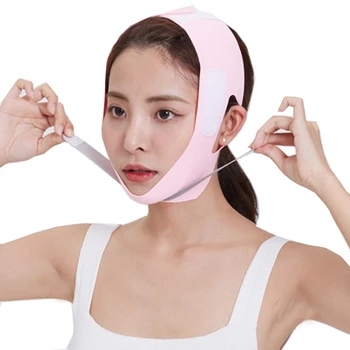 

Elastic Face Slimming Bandage V Line Face Shaper Women Chin Cheek Lift Up Belt Facial Anti Wrinkle Strap Face Care Tools