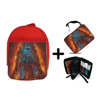 

PACK BACKPACK NETWORK AND CASE KING OF THE WORLD 3D school