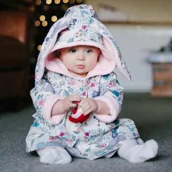 

Autumn Newborn Baby Girls Boys Coat Outerwear Floral Print Casual Hoodie Girls Sweatshirt Kids Coat Outfits Baby Girls Tops 1-6T