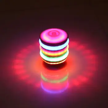 

5 Pcs/pack Luminous Gyros Children Funny Toy Colorful Flash LED Light Spinning Gyro Gyroscope Kids Birthday Gifts R7RB