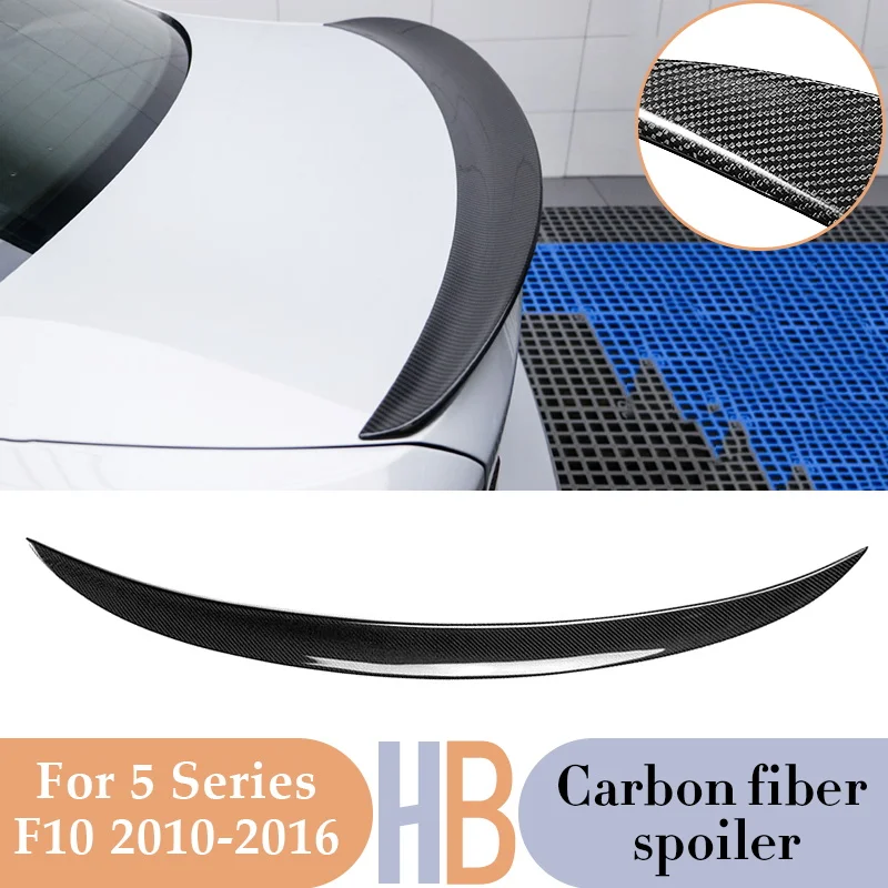 Для BMW 5 серии F10 F18 из углеродного волокна спойлер заднего багажника крыла AC CS Style