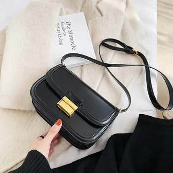 

Retro Autumn/Winter High Sense Bag 2020 HOT Fashion Shoulder Bag Simple Messenger Bag Joker Shoulder Bag Square Bag