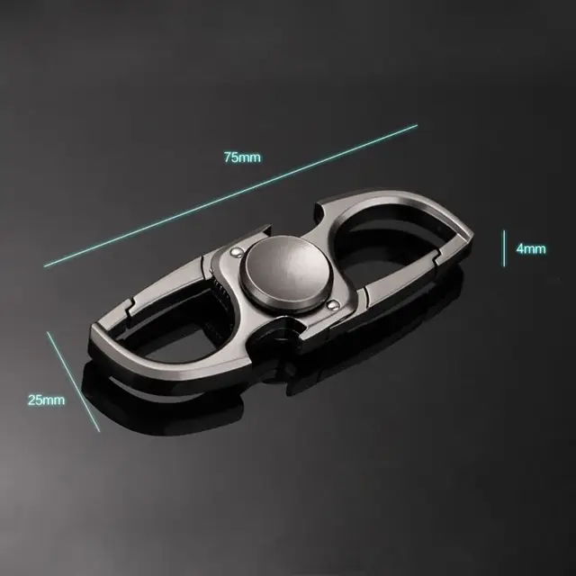 Finger Spinner Fidget Hand Spinner Anti-Anxiety Toy Relieves Stress Finger Spinner Ketchain Bottle Opener EDC Adult Kids boy Toy 2