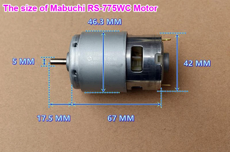 ferramenta elétrica de 300w mabuchi RS-775WC dc