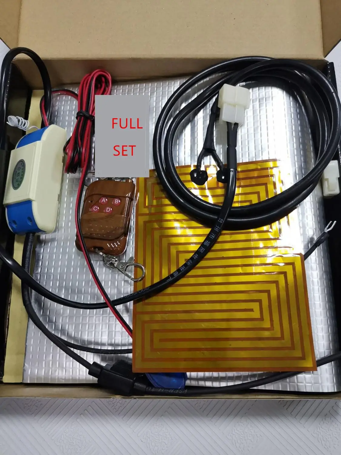  remote control Led indicator w heating film car heater 12 v engine Pre heater Electrical heated eng - 4000265724231