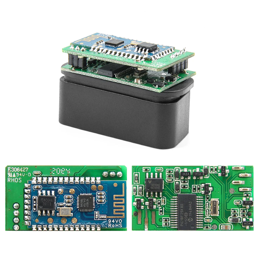 Автомобильный диагностический сканер V018 для Android/IOS ELM327 V2.2 PIC18F25K80 Bluetooth 5 0 ELM 327 OBD OBD2