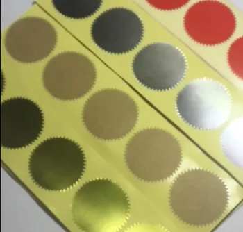 

500pcs 45mm Embosser Sticker for Embossing Stamp ,Customize Embosser seal ,Diy Embossing Seal for Card,University Certificate