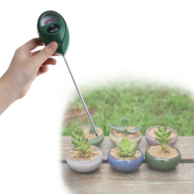 Drop Ship Portable Soil PH Tester Test Meter Detector Testing Tool Gardening Flower