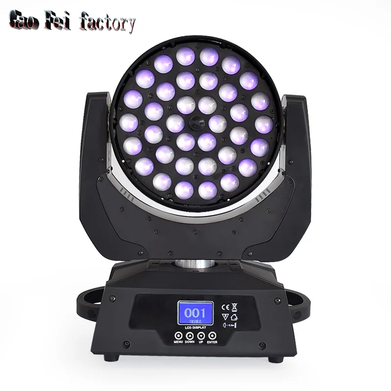 Moving Head LED Zoom Beams 36X12W RGBW 4In1 Lyre Dmx Wash Spot Lights Good For DJ Disco Wedding