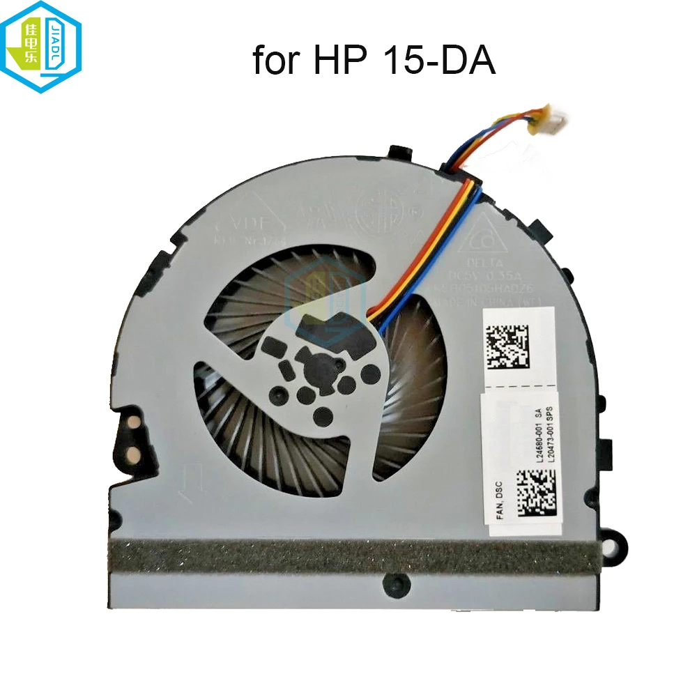 CPU Cooling Fan for HP Pavilion 15-DA 15-DA0014TX 15-DB 15-DB0025 L20473-001 DC28000L6D0 
