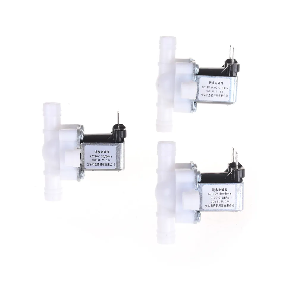 Plastic Water Valve Pressurized Solenoid Valve Inlet Valve 10mm For Water Dispenser Water Purifier 12V 24V 36V 110V 220V