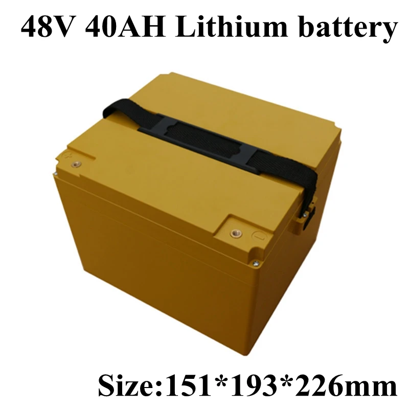 48V 40Ah литий ионная батарея Батарея с BMS для Мощность инструменты солнечной энергии Sotrage начиная Мощность UPS+ 5A Зарядное устройство
