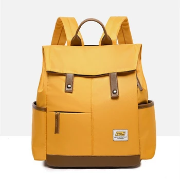 

Woman Oxford Backpack With Buckle High Quality Solid Color Exquisite Travel Backpack Exquisite Cute Small Fresh Lady Bags
