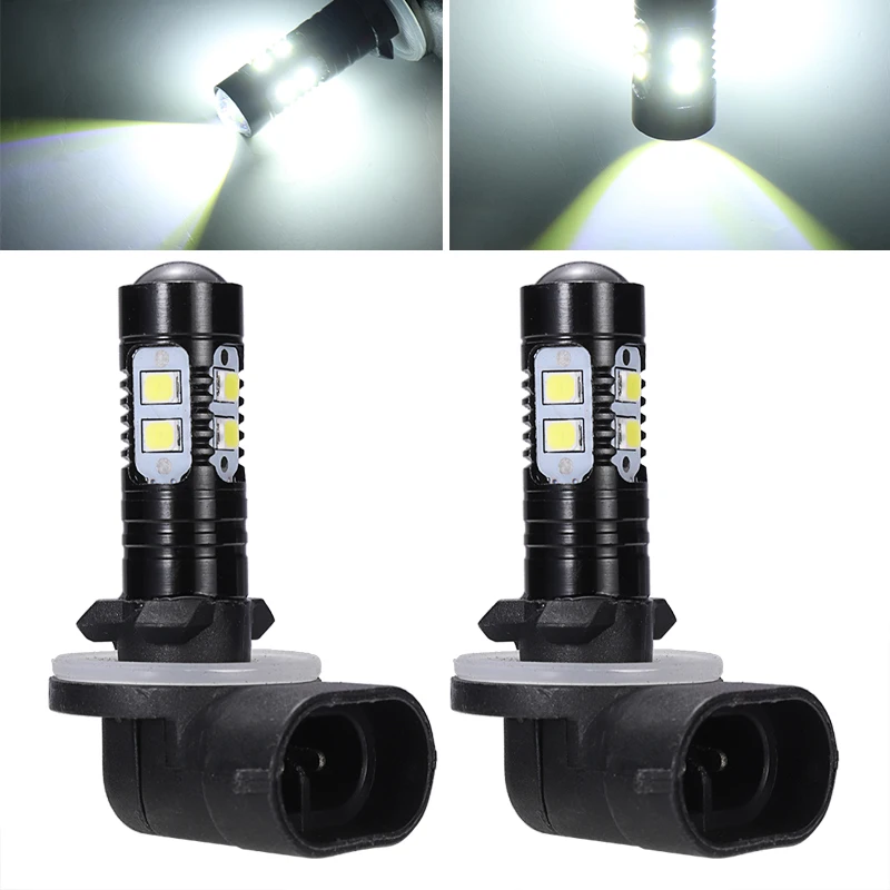 

2pcs High Quality 881 862 886 889 894 896 898 50W LED Light Car Fog Driving DRL Daytime Running Lamp Bulb Super Bright White