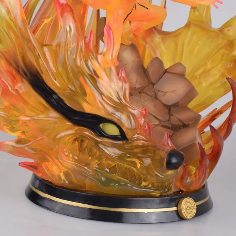 Наруто Shippuden gk статуя Uzumaki Наруто Саске ПВХ фигурка 35 см