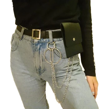 

Fashion Punk Harajuku Harness Waist metal silver tassel Chain Punk Women Belt Punk Rock waist Belts bag Body accessories 04