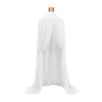 

Universal Round Mesh For Kids Room Dome Bed Canopy Elegant Curtain Mosquito Net Bedcover Soft