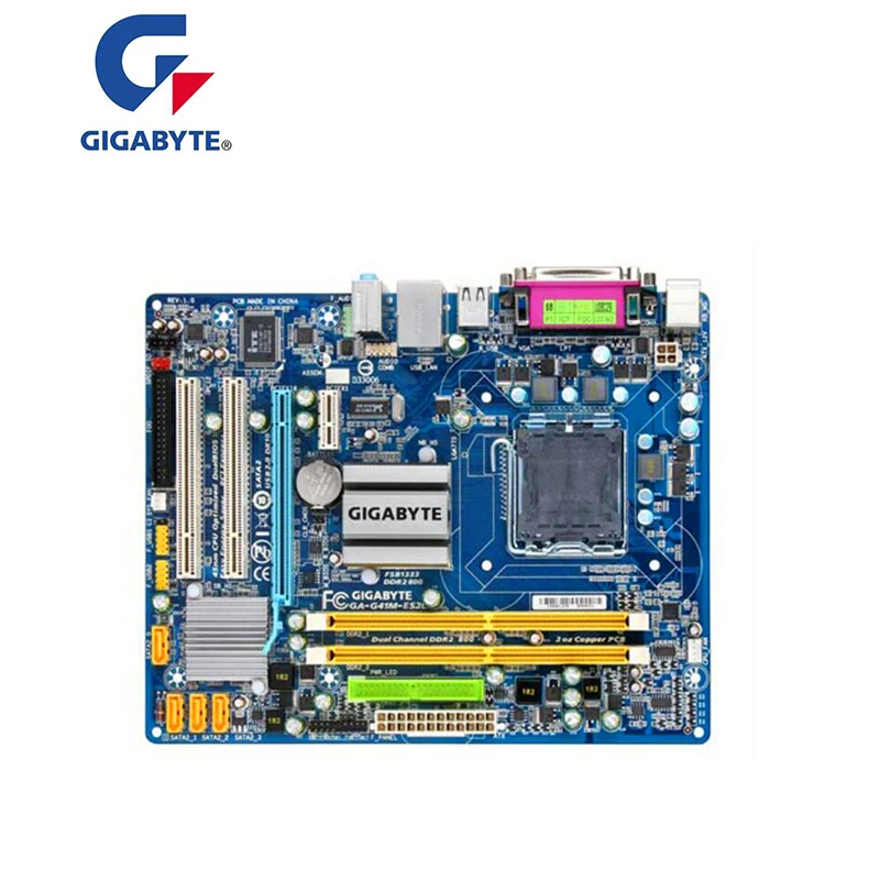Материнская плата для Gigabyte оригинальная б/у настольного ПК с процессором G41 LGA 775