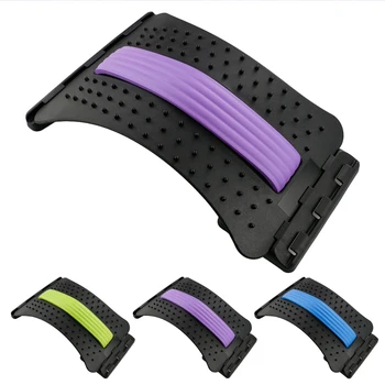 

Stretch Equipment Back Massager Stretcher Fitness Lumbar Support Relaxation Mate Spinal Pain Relieve Chiropractor Messager New