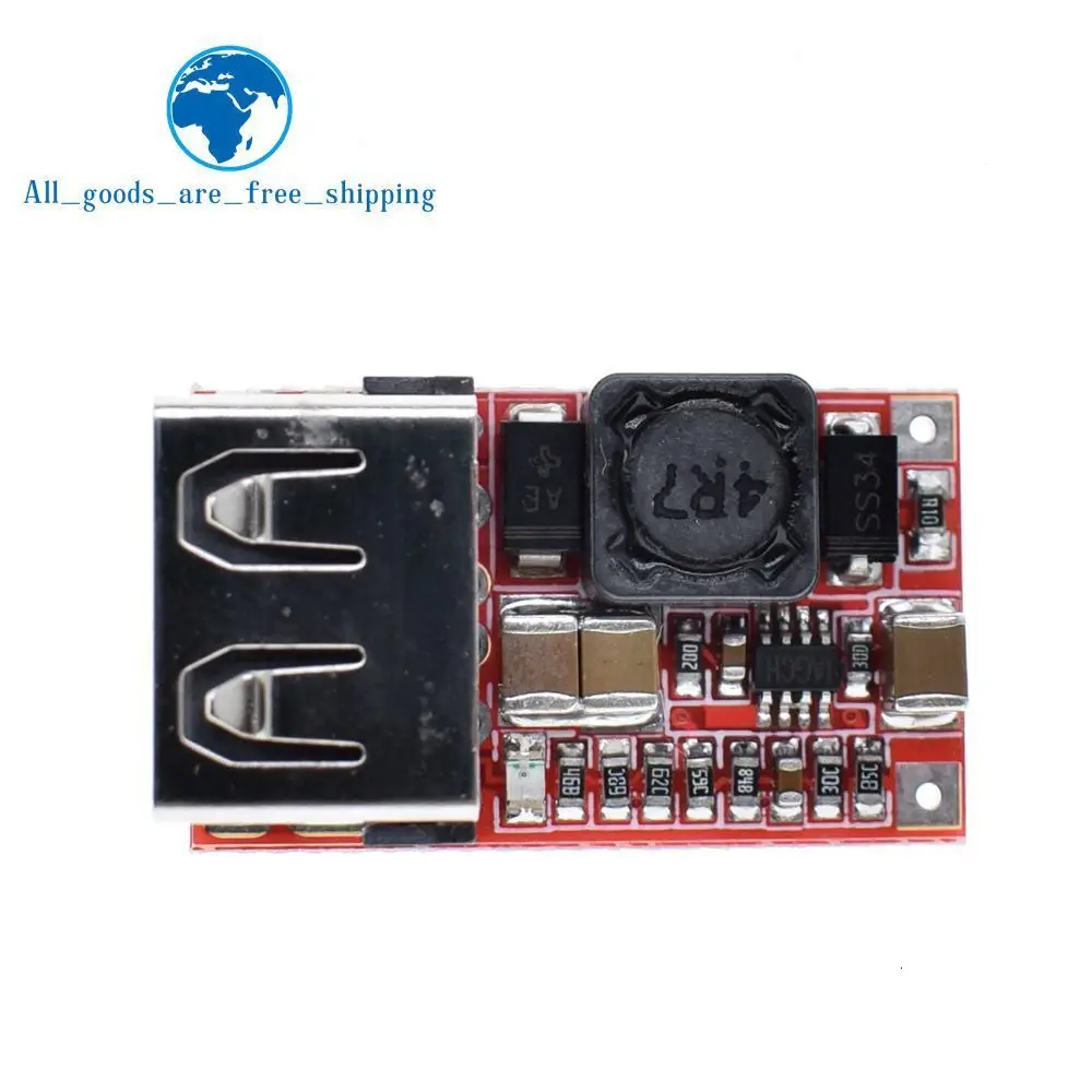 TZT Fine 6-24 в 12 В/24 В до 5 В 3A автомобильный модуль зарядного устройства USB DC понижающий преобразователь 12 В 5 в модуль питания хороший