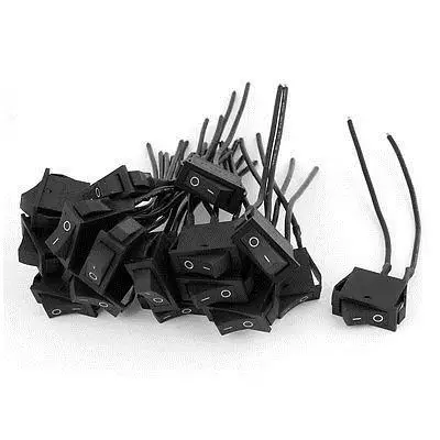 16 x AC 250 V/16A 125 V/20A SPST 2 положения кулисный переключатель лодки w провод