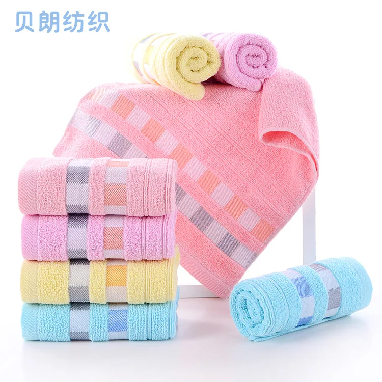 

Pure Cotton Plain Color Towel Shopping Mall/shopping Centers Face Wash Labor Safety the Department Store Soft Towel Gift Stall T