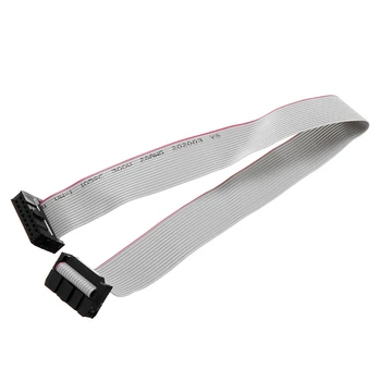 

2.54mm FC-16P IDC Flat Gray Cable LED Screen Connected to JTAG Download Cable