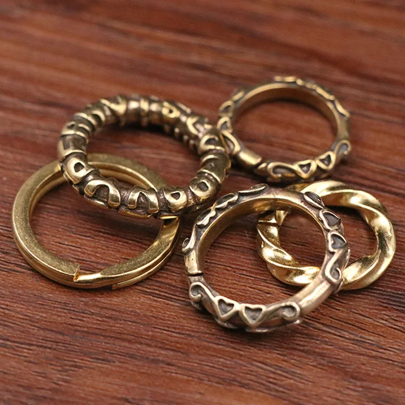 brass rings keychain (4)