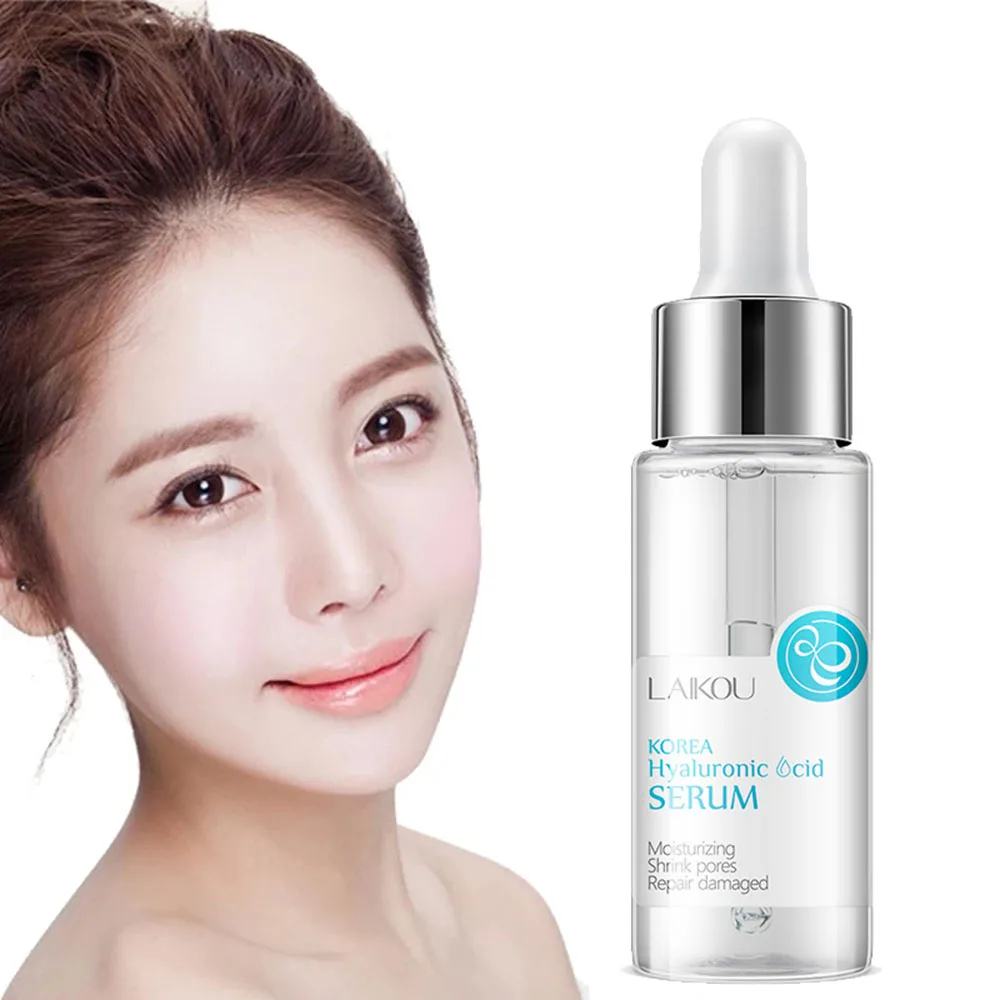 Hyaluronic Acid Deeply Moisturizing Face Serum Soothing Skin Care Shrinking Pores Brighten Whiten Facial Treatment Essence 30ML | Красота и