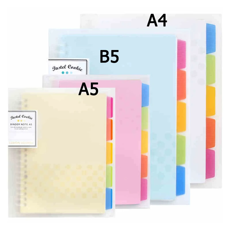 Kokuyo Japan ring detachable loose-leaf notebook diary B5 notes A4 stationery A5 simple office classification school supplies