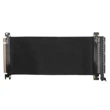 24cm pci express de alta velocidade 16x adaptador de porta de extensão flexível placa de cabo placa gráfica riser estender cabo para ipc chassis