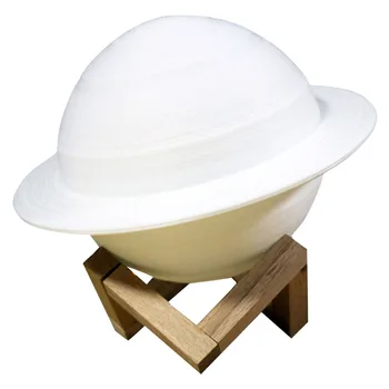 

Desktop Living Room Shape USB Rechargeable LED Night Light 3D Printing Festival Decoration Home Moon Lamp Durable Bedside