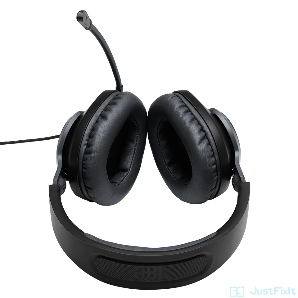 New JBL Quantum 100 Wired Headphone Gaming Headset with Mic Foldable Gaming Earphone for PlayStation Switch iPhone Mac VR