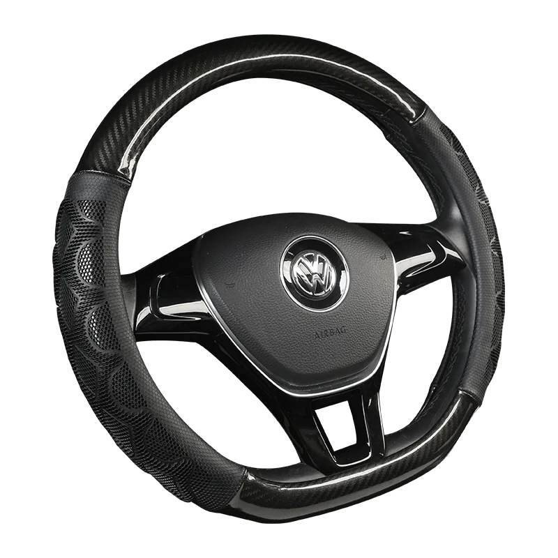 Автомобильный кожаный чехол на руль из углеродного волокна для Mazda 3 Axela Mazda 6 Atenza Mazda 2 CX-3 CX-5 Scion iA