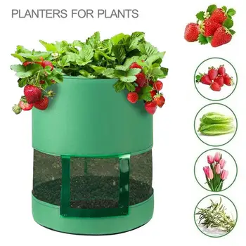 

Hanging Potato Planting Felcloth Planting Container Bag Thicken Garden Home Garden Tool DIY Potato Grow Planter Garden Pot