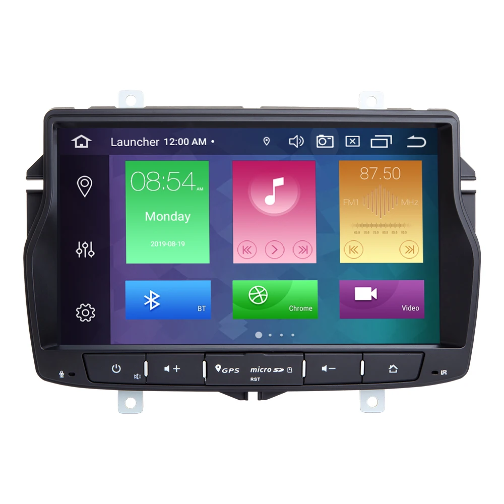 Discount IPS DSP 4G 64G2 Din Android 9.0 GPS Car Radio For Lada Vesta 2015-2018 Stereo Navigation Multimedia Audio Head Unit NOdvd Player 1