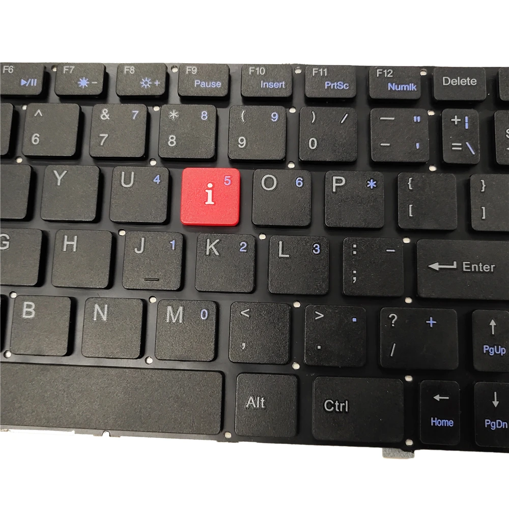 US WITH RED I Клавиатура для ноутбука OVY US RU для Prestigio PSB116a DK258E 342580016 YXT-NB92-10 - Цвет: US WITH RED I