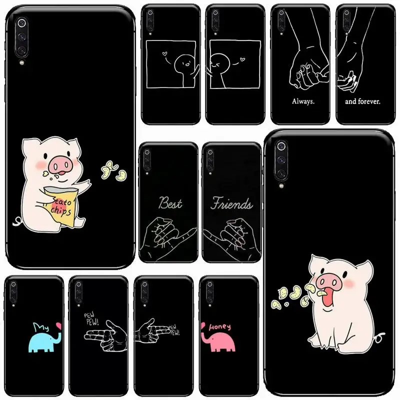Always Best Friends BFF Phone Case For Xiaomi Redmi note 4 4X 8T 9 9s 10 K20 K30 cc9 9t pro lite max | Мобильные телефоны и